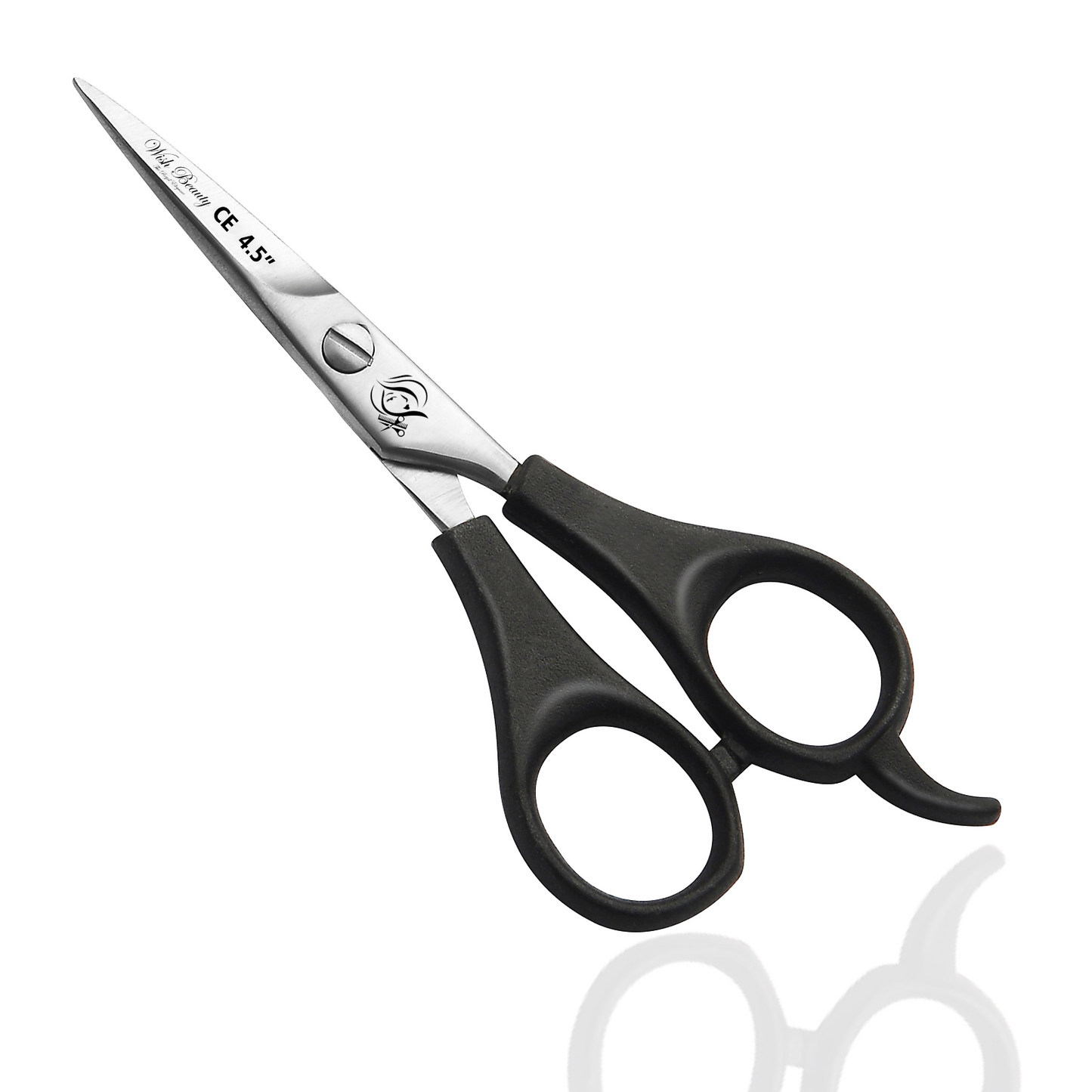 Black Handle Hairdressers Or Home Use 4.5" - Wishbeautyscissors
