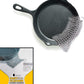 Glamified Cast Iron Cleaner – Professional-Grade Stainless Steel Scourer for Heavy-Duty Cleaning