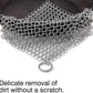 Glamified Cast Iron Cleaner – Professional-Grade Stainless Steel Scourer for Heavy-Duty Cleaning
