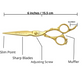 Hairdressing Scissors -Professional 6" Hair dressing Scissors Hairdressers Hair Cutting Shears – Hair Cutting Scissors - for Men and Women - Wishbeautyscissors