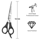 Black Handle Hairdressers  Or Home Use 5" - Wishbeautyscissors