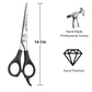 Black Handle Hairdressers  Or Home Use 5.5" - Wishbeautyscissors