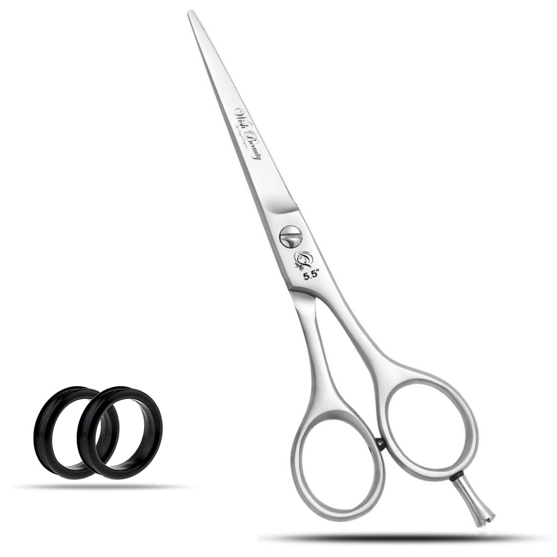 Professional Hair Cutting Scissors -Barber 5.5-inch Razor Edge Shears - Made from Forged Stainless Steel - Wishbeautyscissors