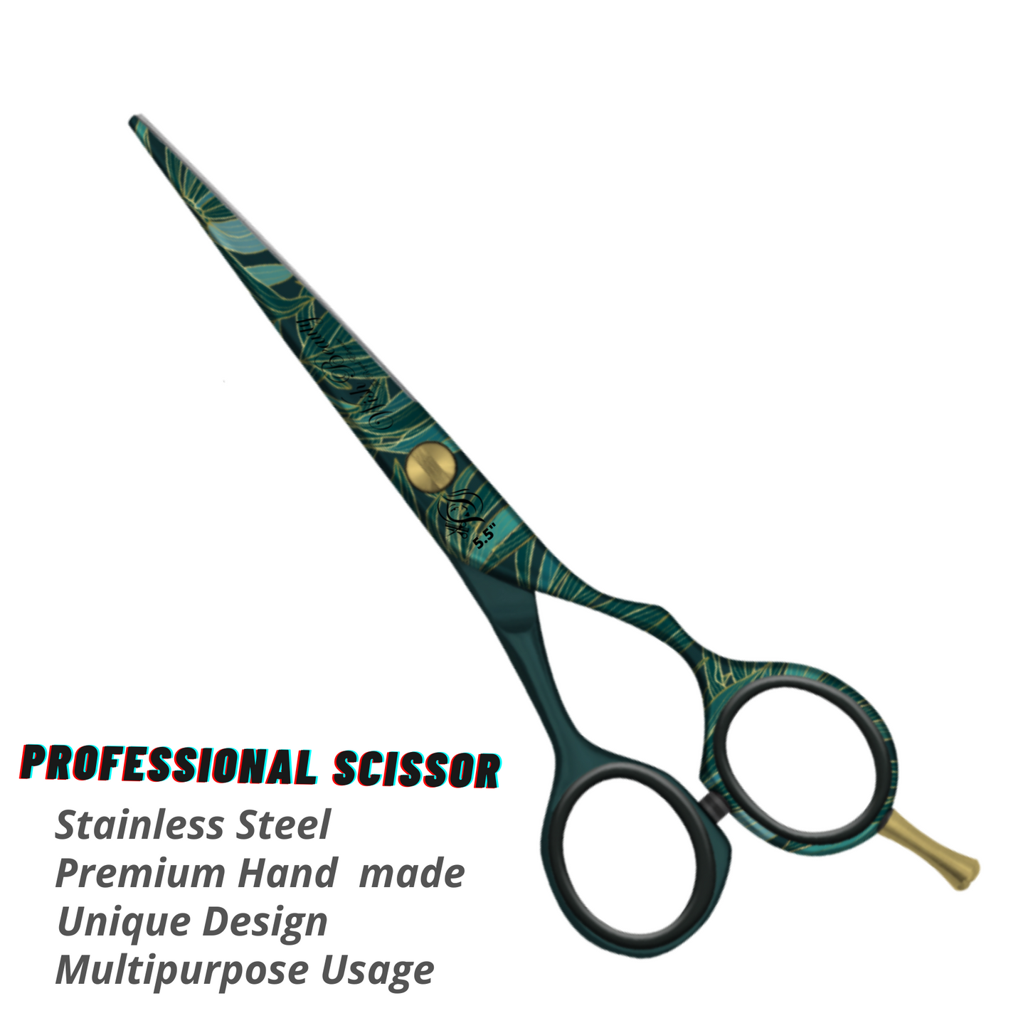 Professional Hairdressing Scissors - 5.5 inches Hair Scissors - Japanese Scissors - Wishbeautyscissors