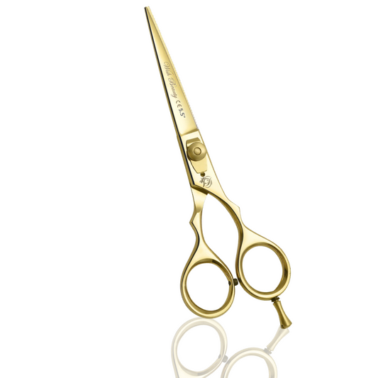 Golden Hairdressers Scissors 5.5" - Wishbeautyscissors