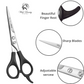 Black Handle Hairdressers  Or Home Use 5.5" - Wishbeautyscissors