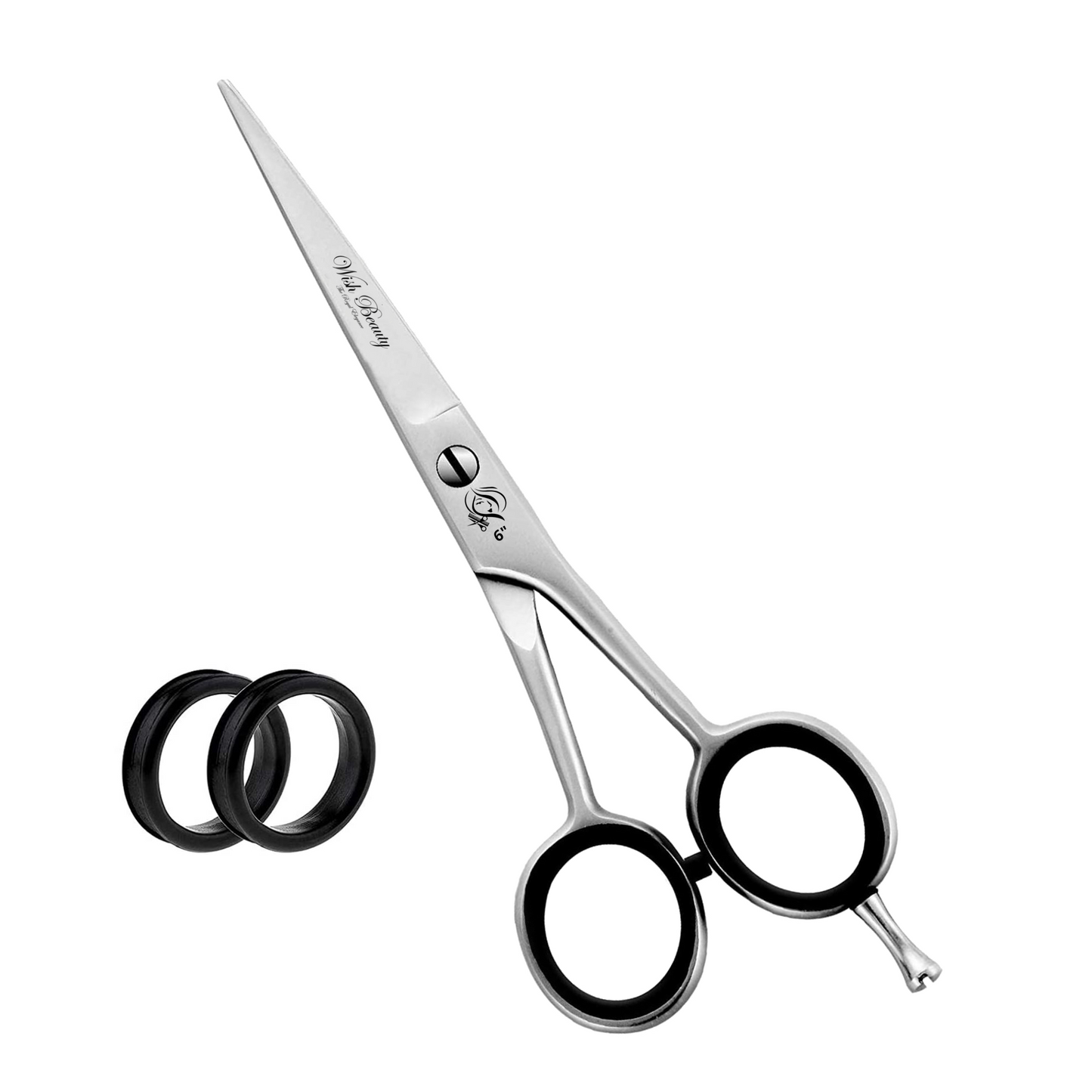 Hair Cutting Scissors Professional Home Haircutting Barber/Salon Thinning Shears Kit with Comb and Case for Men/Women - Wishbeautyscissors