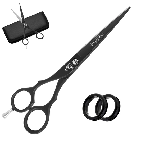 Professional Left Handed Hairdressing Scissors Barber Salon Hair Cutting 6 inch scissors - Wishbeautyscissors