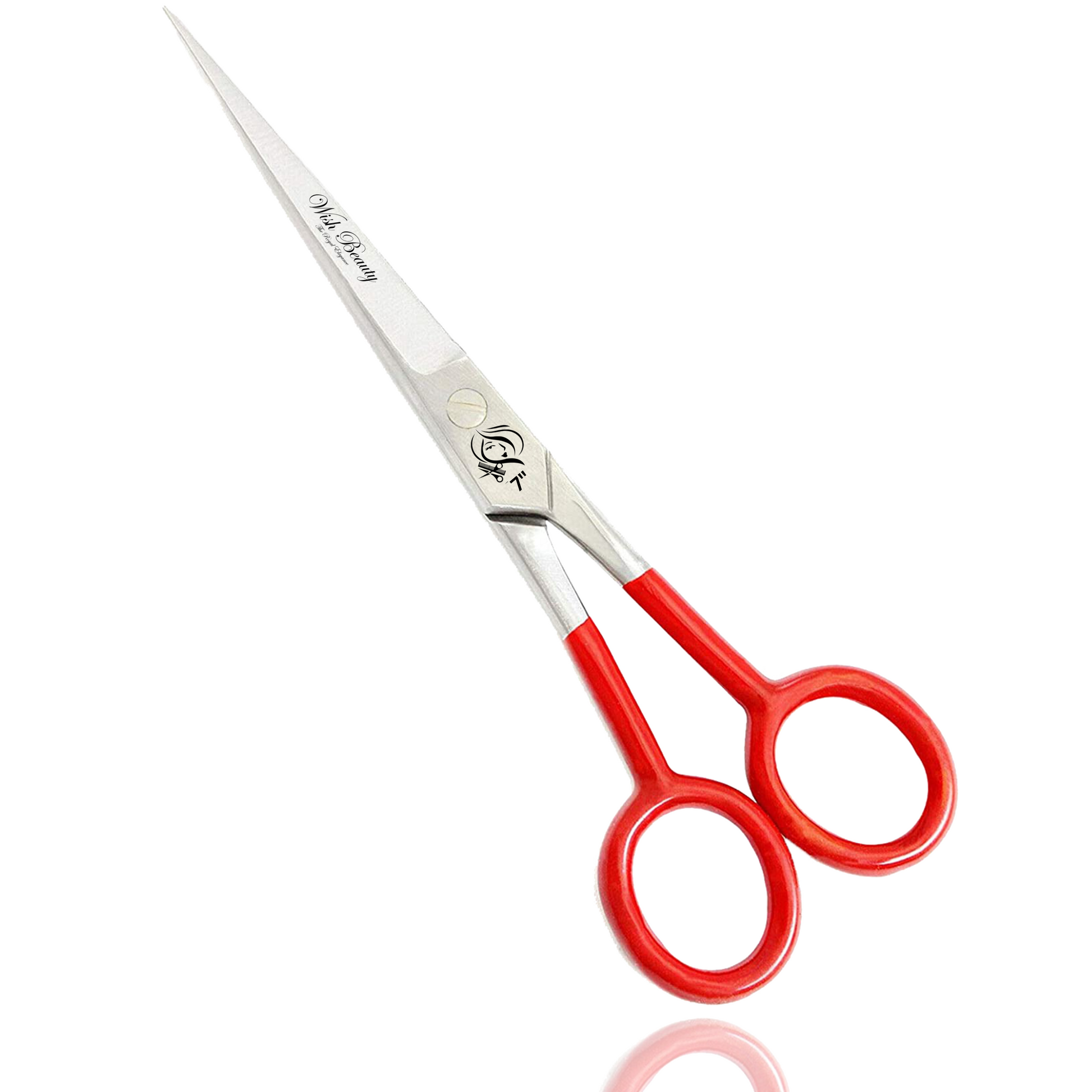 Hairdressing Scissors for Hair Cutting - Stainless Steel 6.5 inch Hair Scissors with Sharp Edge Hair Cutting Scissors - Home, Men, Women - Wishbeautyscissors