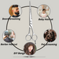 7" Barber Hair Cutting Scissors with Razor Edge - Professional Hairdressing Shears for Salon Precision, Includes Finger Inserts