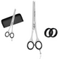 Hair Cutting Scissors Professional Home Haircutting Barber/Salon Thinning Shears Kit with Comb and Case for Men/Women - Wishbeautyscissors