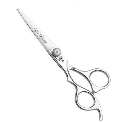 Hairdressing Left Handed Scissors 5 Inch Professional Hair Cutting Scissors and Thinning Shears with Case for Barber Salon - Wishbeautyscissors