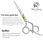 Hair Scissors and Thinning Shears for Professional Hairdressers, 6 Inch Silver Set, Hair Thinning Scissors - Wishbeautyscissors