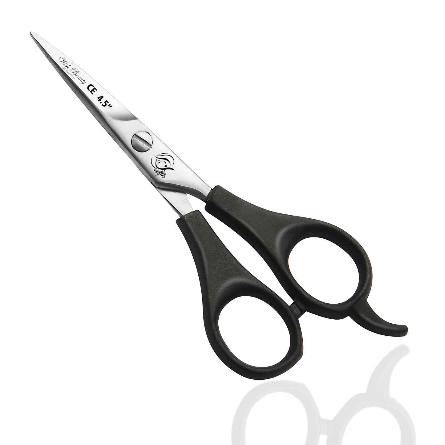 Black Handle Hairdressers  Or Home Use 4.5" - Wishbeautyscissors